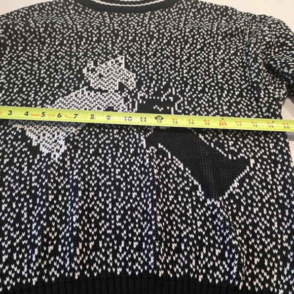 AVOCADO Scottie Dogs Crew Neck Sweater Women's M Acrylic - Picture 4 of 11